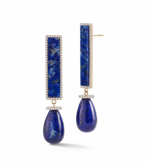 Women’S MATEO  | 14Kt Lapis Exclamation Earrings