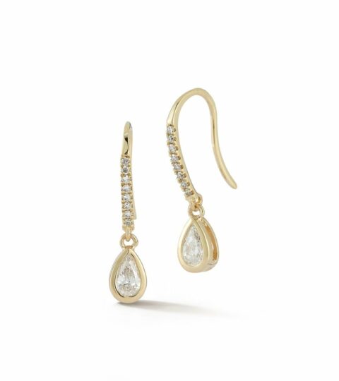 Women’S MATEO  | 14Kt Pear Diamond Drop Earrings