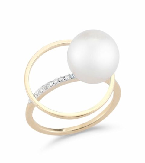 Women’S MATEO  | 14Kt Pearl Orbit Ring