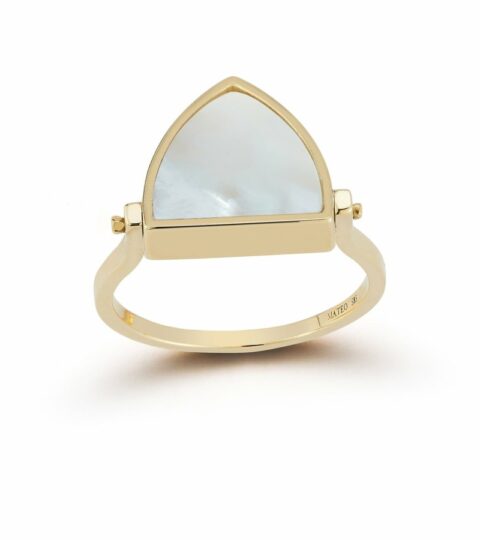 Women’S MATEO  | 14Kt Mother Of Pearl Flip Ring