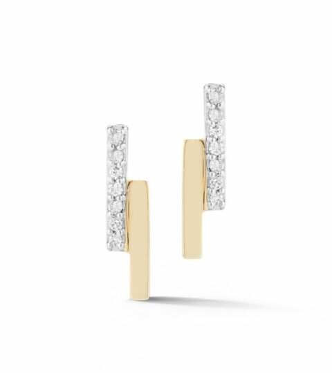 Women’S MATEO  | Mini Diamond Bar Bypass Studs