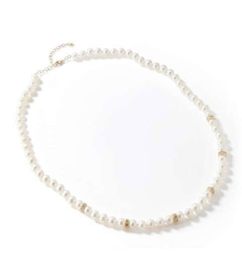 Women’S MATEO  | 14Kt Pearl And Diamond Station Necklace