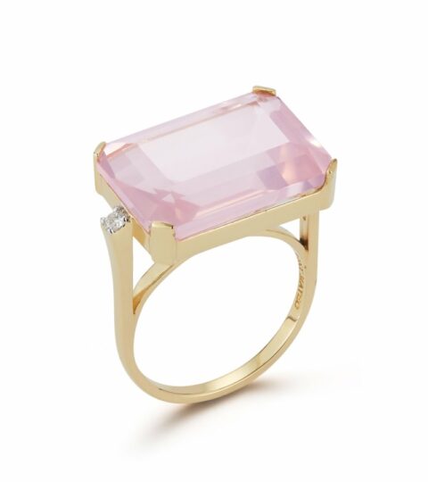 Women’S MATEO  | East West Pink Topaz Ring