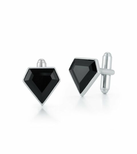 Men’S MATEO  | Onyx Pentagon Cufflinks