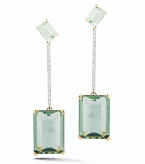 Women’S MATEO  | 14Kt Gold Mint Green Earring