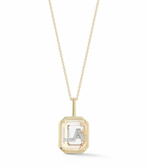 Women’S MATEO  | 14Kt Gold Frame Double Initial Necklace