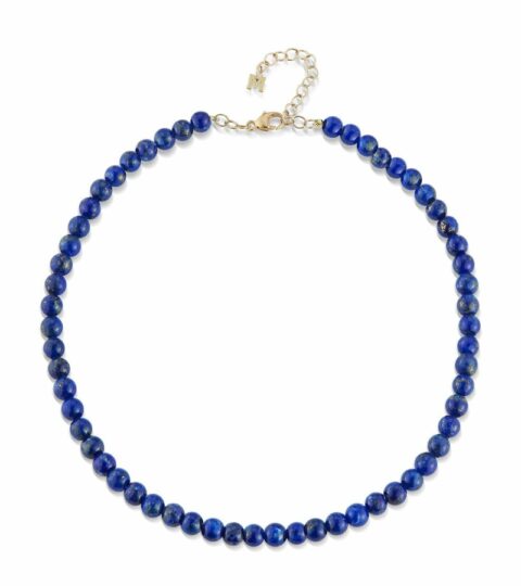 Men’S MATEO  | 14Kt 4Mm Lapis Beaded Bracelet