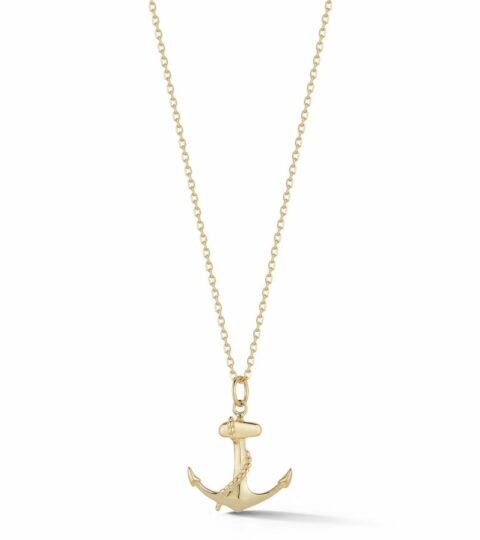 Men’S MATEO  | 14Kt Nautical Anchor Necklace