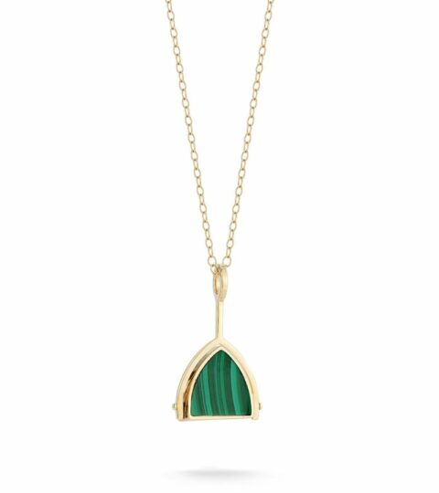 Women’S MATEO  | 14Kt Malachite Flip Necklace