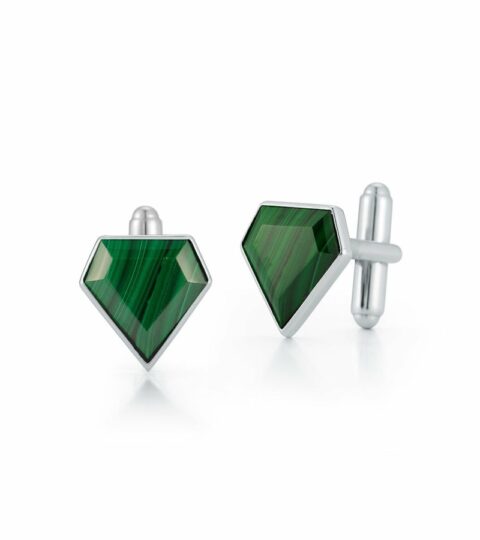 Men’S MATEO  | Malachite Pentagon Cufflinks