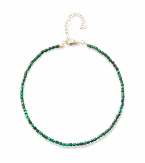 Men’S MATEO  | 14Kt 2Mm Malachite Heishi Bead Bracelet