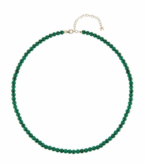 Men’S MATEO  | 14Kt 4Mm Malachite Beaded Bracelet