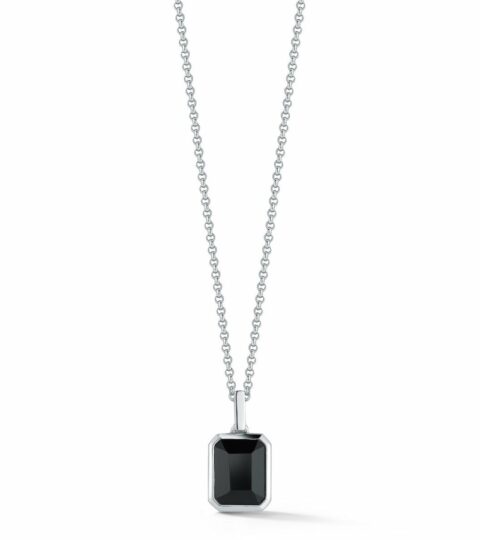 Men’S MATEO  | Emerald Cut Onyx Necklace