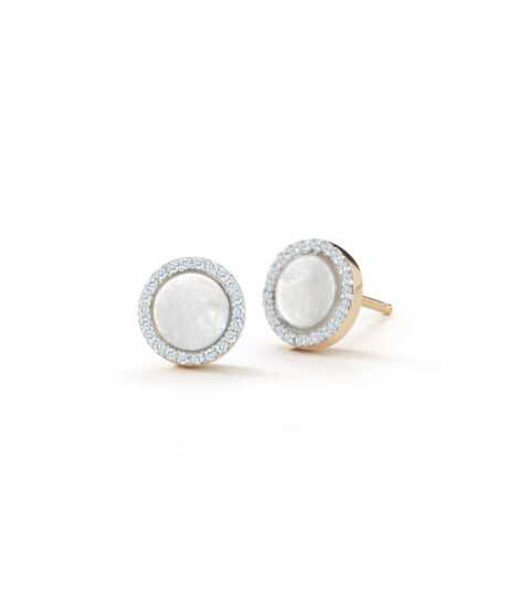 Women’S MATEO  | 14Kt Gold Mother Of Pearl Studs