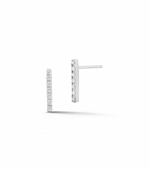 Women’S MATEO  | 14Kt Gold Mini Diamond Bar Studs