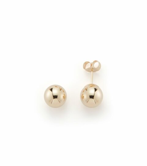 Women’S MATEO  | 8Mm Gold Ball Studs