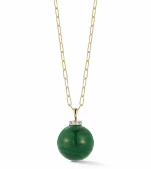 Women’S MATEO  | Malachite Gum Ball Drop Necklace