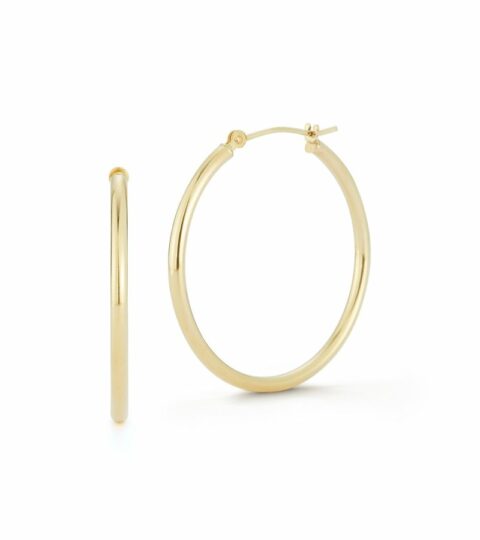 Women’S MATEO  | 14Kt Gold Classic Hoops – 30Mm