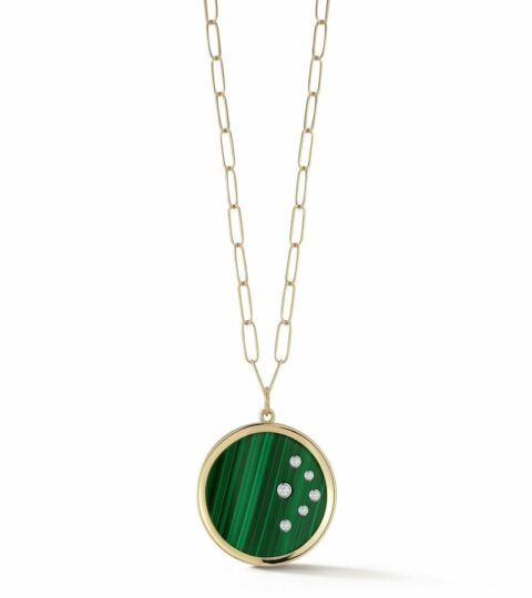 Women’S MATEO  | 14Kt Malachite Medallion