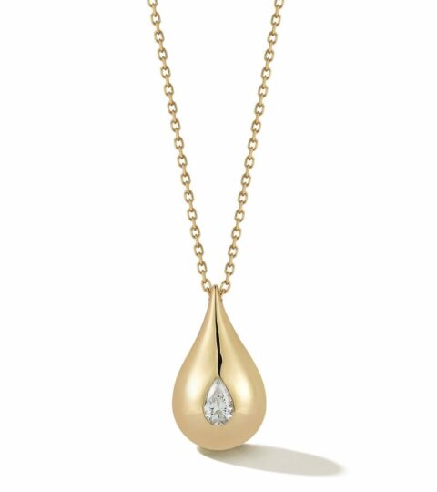 Women’S MATEO  | 14Kt Diamond Water Droplet Necklace