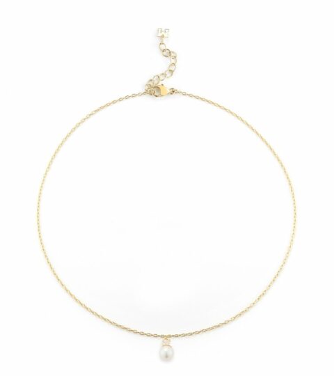 Women’S MATEO  | 14Kt Gold Uni Pearl Chain Anklet