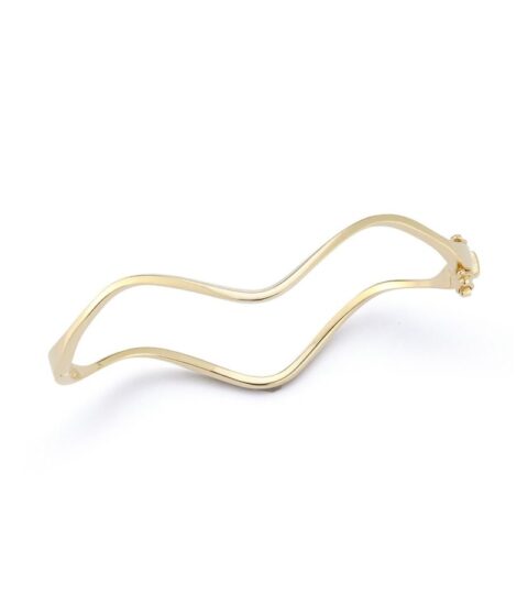 Women’S MATEO  | 14Kt Gold Single Wave Bracelet