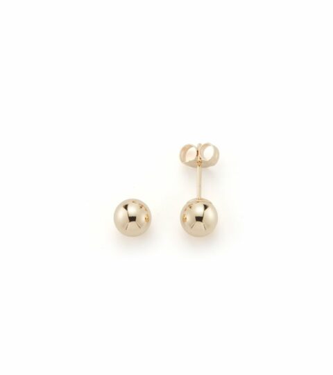 Women’S MATEO  | 6Mm Gold Ball Studs