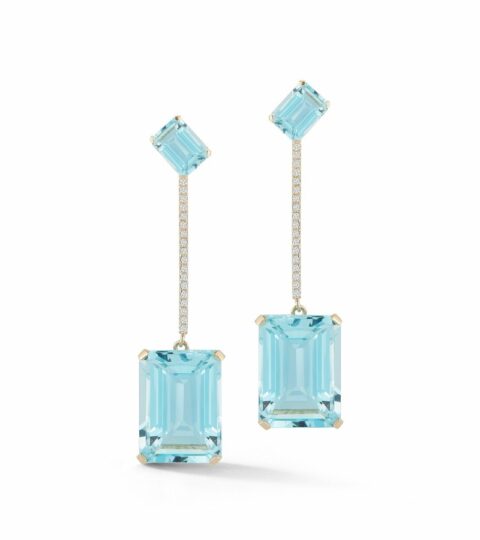 Women’S MATEO  | 14Kt Gold Something Blue Earrings