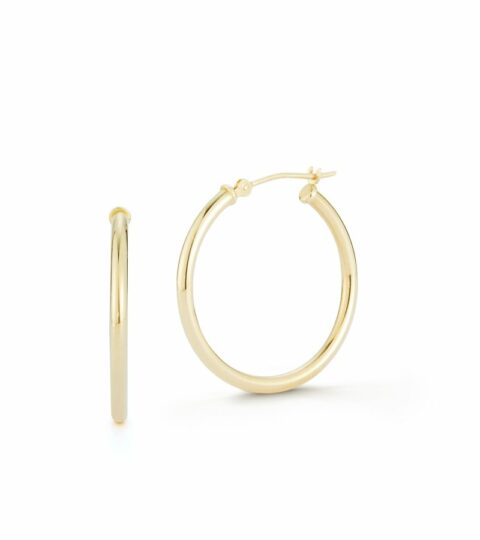 Women’S MATEO  | 14Kt Gold Classic Hoops – 25Mm