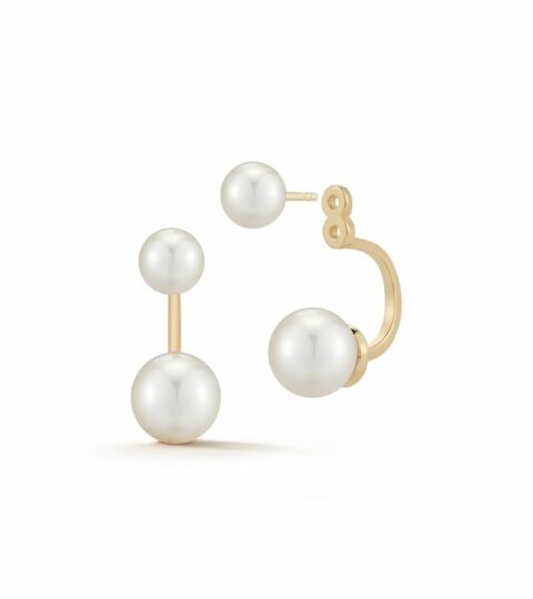 Women’S MATEO  | 14Kt Gold Pearl Ear Jacket Earrings