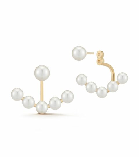 Women’S MATEO  | 14Kt Floating Pearl Jacket Earring