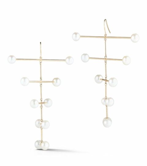 Women’S MATEO  | 14Kt Pearl Blizzard Mobile Earring