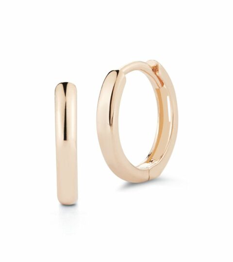 Women’S MATEO  | 14Kt Rose Gold Huggies