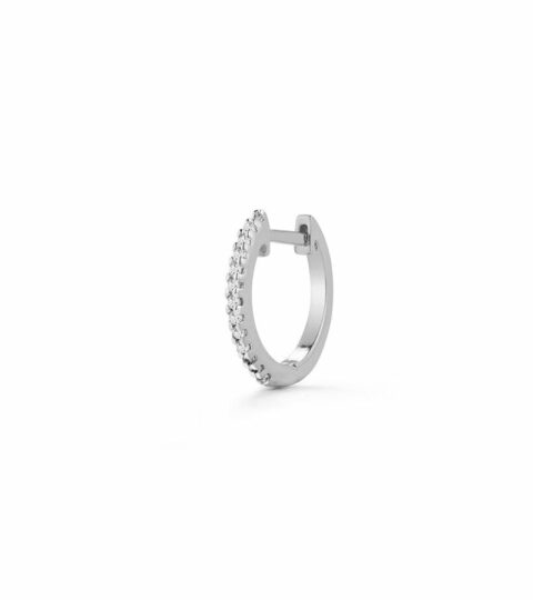 Men’S MATEO  | 14Kt Men’S Single 12Mm Diamond Huggie