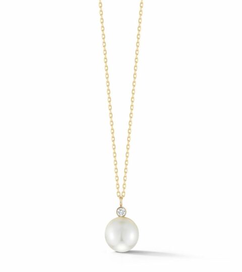 Women’S MATEO  | 14Kt Gold Pearl And Diamond Dot Necklace