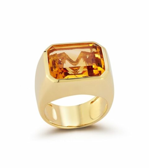 Men’S MATEO  | 14Kt Citrine Signet Ring