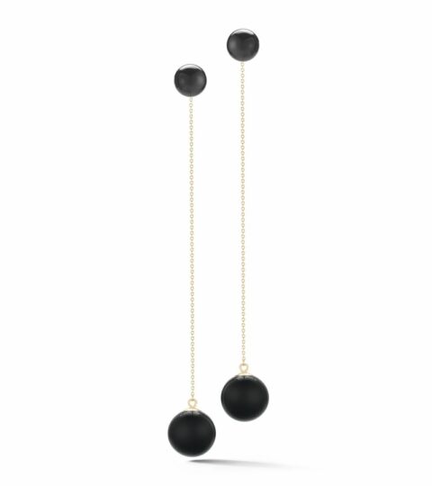 Women’S MATEO  | Onyx Ball Drop Earrings