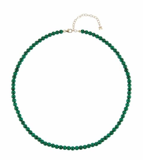 Women’S MATEO  | 14Kt Gold Malachite Anklet