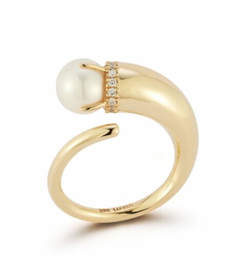 Women’S MATEO  | 14Kt Pearl Cornucopia Ring