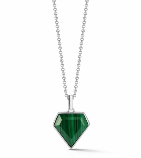 Men’S MATEO  | Malachite Pentagon Necklace